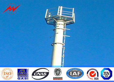중국 폴란드 단청 탑, 이동 통신 탑 3 단면도가 원뿔 90ft에 의하여 직류 전기를 통했습니다 협력 업체