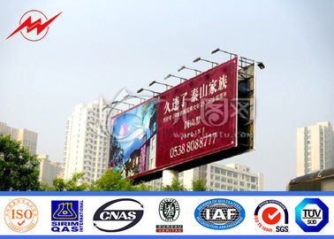 중국 다 색깔 가로변 옥외 게시판 광고, 강철 구조물 게시판 협력 업체