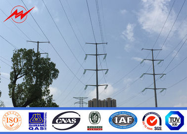 중국 Double Circuit 12M 10KN 12 sides Electrical Steel Utility Poles for Power distribution 협력 업체