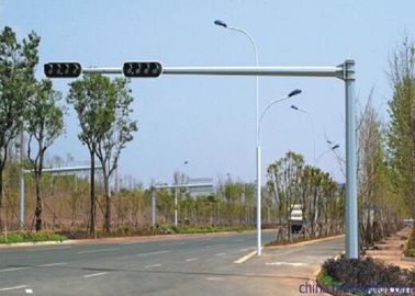 중국 고정 수나사를 가진 6.5M 신호등 폴란드 튼튼한 단 하나 팔 옥외 전등 기둥 협력 업체