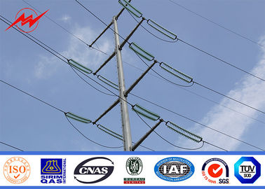 중국 진열 된 전력 전송 튜버 타워 스톨 피침형 전기 강철 ASTM A123 협력 업체
