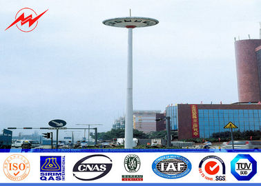 중국 축구 경기장을 위한 45M S355JR 강철 관 폴란드/높이 돛대 전등 기둥 협력 업체