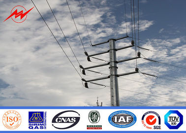 중국 전원 분배 선을 위한 132kv 15m 8각형 직류 전기를 통한 강철 폴란드 협력 업체