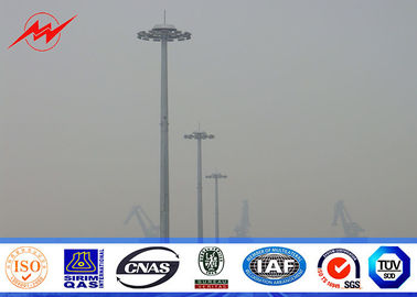 중국 경기장 점화를 위한 플랫폼 부류 팔을 가진 직류 전기를 통한 8각형 45M 높은 돛대 전등 기둥 협력 업체