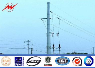 중국 12m S355Jr에 의하여 직류 전기를 통하는 강철 폴란드의 전송 폴란드 강철 ASTM A123 기준 협력 업체
