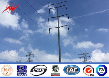 중국 110KV 전송 탑을 위한 20m 전기 직류 전기를 통한 강철 폴란드 협력 업체