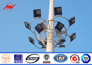 중국 둥근 손전등 포가를 가진 높은 돛대 경기장 등대가 40M에 의하여 60 아니오 LED 빛 직류 전기를 통했습니다 협력 업체
