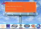 공도를 위한 편들어진 강철 구조물 옥외 게시판 광고를 골라내십시오 협력 업체