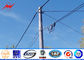 128kv 전기 강철 전화선용 전주 직업적인 급료 3 65ft 1000kg 짐 협력 업체