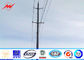 고전압 132kv HDG 27M 강철 관 상업적인 전등 기둥 8각형 모양 협력 업체