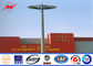 Q345 강철 거리 LED 높은 돛대 전등 기둥 공항/항구를 위해 20m/25m 협력 업체