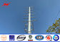 필리핀 NGCP 전통적인 전기 단청 폴란드 탑 27m 플랜지 유형 협력 업체