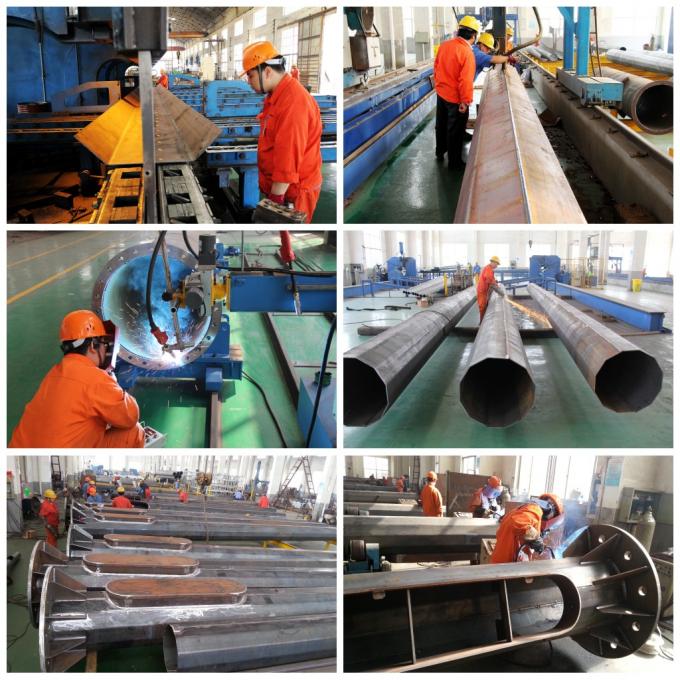 Jiangsu milky way steel poles co.,ltd 공장 생산 라인 0