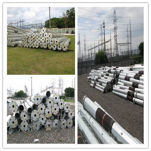 70ft Hot Dip Galvanized 12 Sided Electric Line Pole 0