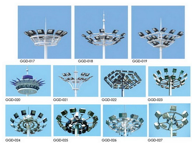 40M Gr65 축구 경기장을 위한 강철 관 폴란드/높이 돛대 전등 기둥 광장 빛 부류 1