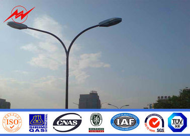 중국 다각형 둥근 교차하는 팔 강철 가로등 폴란드의 옥외 램프 폴란드 협력 업체