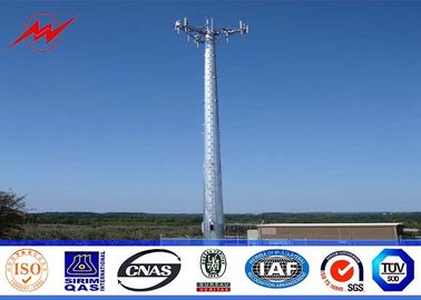 중국 강철 100ft 단청 폴란드 이동할 수 있는 셀룰라 전화 탑은/가늘게 하고/플랜지가 붙은 강철 폴란드 협력 업체