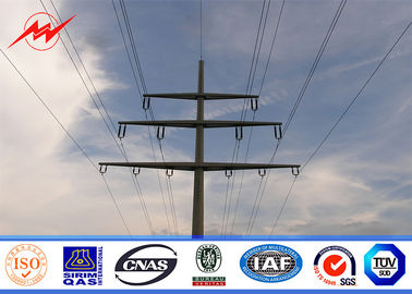 중국 가늘게 한 2 단면도 강철 전기 전화선용 전주 ASTM A123 전기 요법 기준 협력 업체
