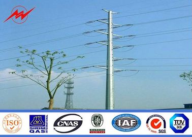 중국 증명서로 직류 전기를 통하는 133kv 30ft 35ft 40ft 금속 전화선용 전주 협력 업체