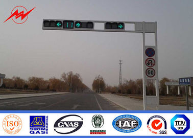 중국 도로 교통 빛을 위한 8각형 가늘게 한 6m 고속도로 전등 기둥 보장 15 년 협력 업체
