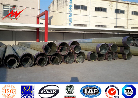 중국 가연 광물이 있는 10kv 30kv 1000 단 10m 12m 팔각형 기둥 협력 업체