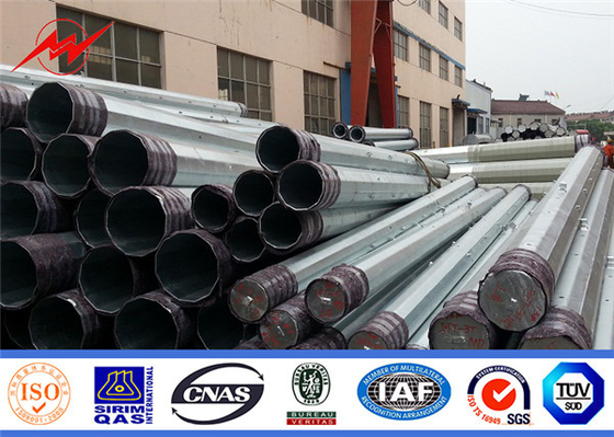 중국 45FT NEA 전기 강철 기둥 2 섹션 500kg 필리핀 전통 협력 업체