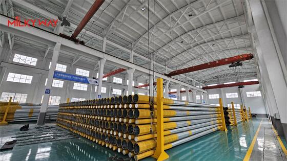 품질  60FT 1200kg 2000kg 18m Electrical Power Pole  Steel  for Transmission 공장