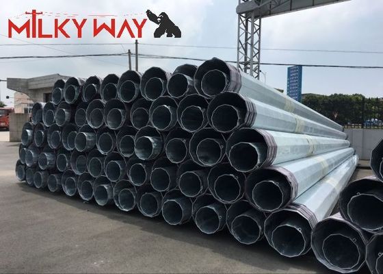 14m 클래스3 클래스4 33kV 전송 라인을 위한 가연제철 기둥 협력 업체