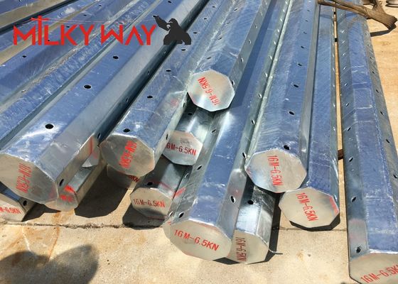 8m 11KV 13KV Electrical Power Steel Pole Transmission Line Project with Bitumen 협력 업체