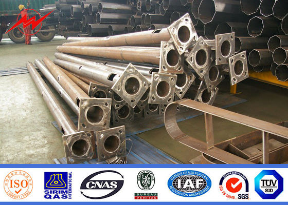 25m 분말 코팅 스포츠 센터 드는 체계를 가진 높은 돛대 극 점화