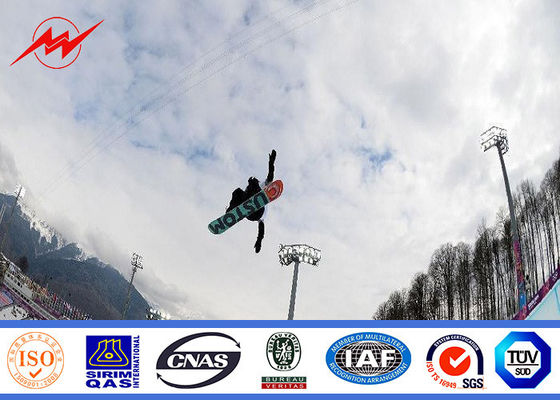 25m 드는 체계를 가진 concial 높은 돛대 극 쇼핑 센터 점화