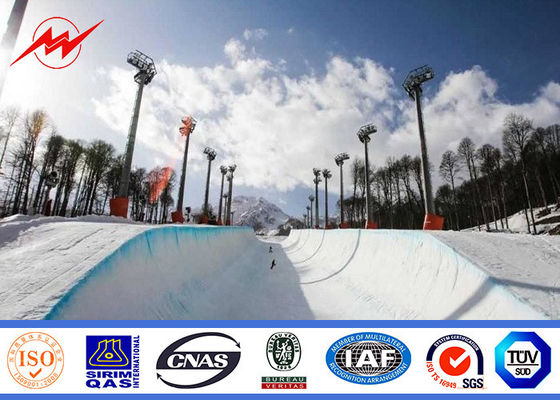 35m 드는 체계를 가진 공원 점화를 위한 둥근 높은 돛대 극