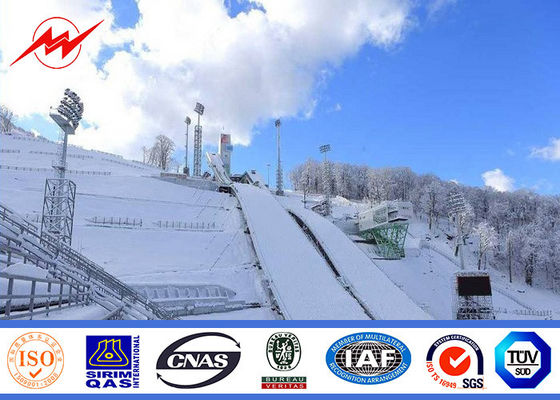 30m 드는 체계를 가진 공원 점화를 위한 8각형 높은 돛대 극