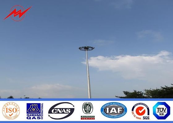 25 미터는 6*1000 와트를 가진 분말에 의하여 입힌 높은 돛대 극을 HPS multisided