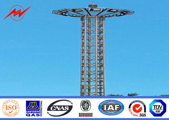 400w HPS 빛을 가진 높은 돛대 폴란드가 30m에 의하여 Q235 HDG 직류 전기를 통했습니다