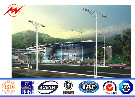 도로 점화를 위한 태양 2.75mm 12m 이중 봉사 활동에 의하여 직류 전기를 통하는 강철 폴란드