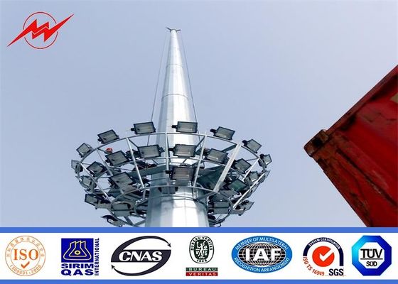 스포츠 센터를 위한 높은 돛대 극 빛이 뜨거운 복각에 의하여 문 밖으로 직류 전기를 통했습니다