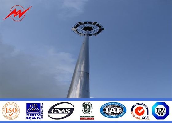 높은 방법 분말은 드는 체계로 높은 돛대 전등 기둥을 입혔습니다