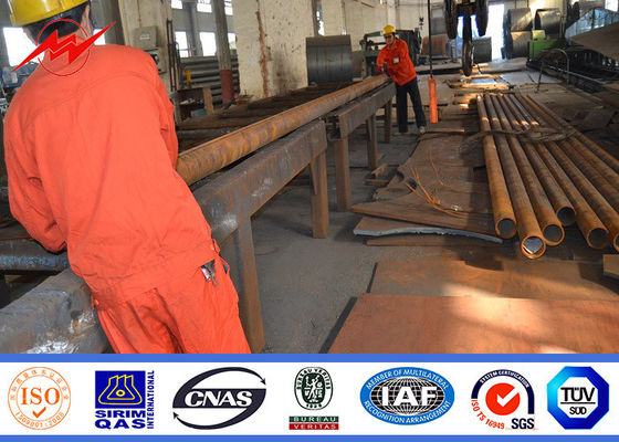 도로 점화를 위한 태양 가로등 극이 6m 단 하나 팔에 의하여 직류 전기를 통했습니다