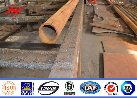 도로 점화를 위한 태양 가로등 극이 6m 단 하나 팔에 의하여 직류 전기를 통했습니다