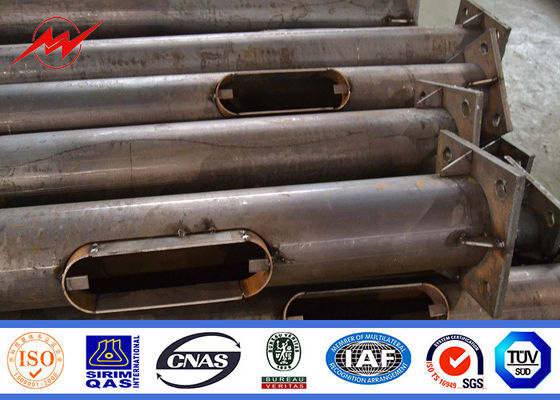 6m 단 하나 팔 태양 가로등 폴란드의 직류 전기를 통한 도로 전등 기둥 IP65