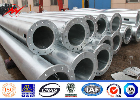 공원 6m 분말 교차하는 팔을 가진 코팅에 의하여 직류 전기를 통하는 강철 폴란드 하나 단면도