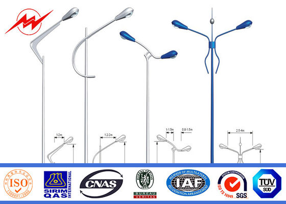 2 교차하는 팔을 가진 차도 2.5mm 그리는 직류 전기를 통한 강철 폴란드 하나 단면도