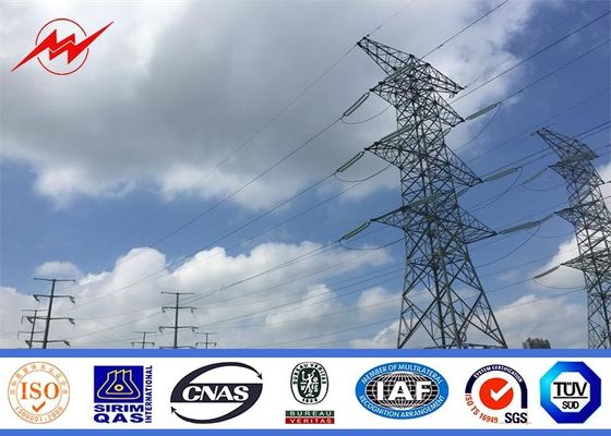 110KV 두 배 회로 전력 폴란드의 높은 돛대 강철 전화선용 전주
