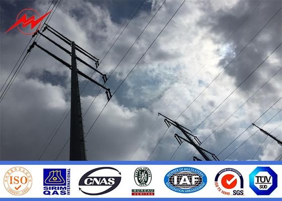 8각형 전기 요법 전기 공용품 강철 전등 기둥 10kv - 400kv