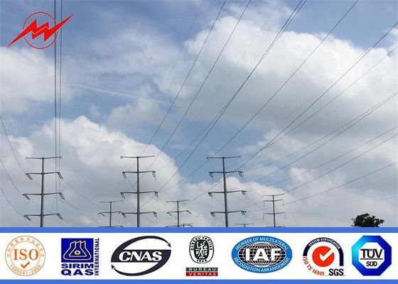 고전압 전송을 위한 220 KV 두 배 회로 전기 직류 전기를 통한 강철 폴란드