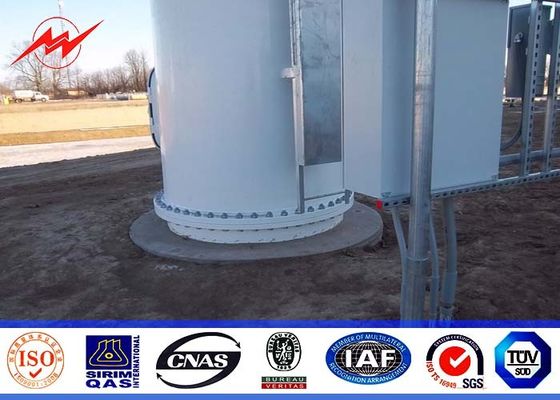 100개 ft의 둘레에 다 - 플래트홈 단청 폴란드 탑, 자활하는 강철 격자 탑