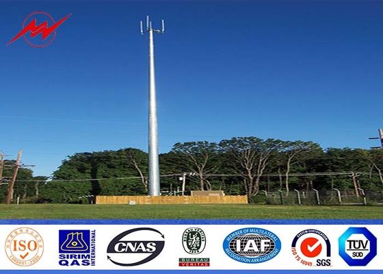 미끄러짐 소매는 따라진 콘크리트를 가진 80ft GSM 단청 폴란드 탑을 가늘게 했습니다