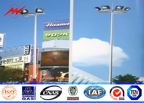 가동 플래트홈 사다리 보호를 가진 Differernt 단면도 22M 둥근 높은 돛대 폴란드