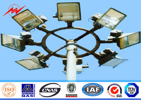 가동 플래트홈 사다리 보호를 가진 Differernt 단면도 22M 둥근 높은 돛대 폴란드